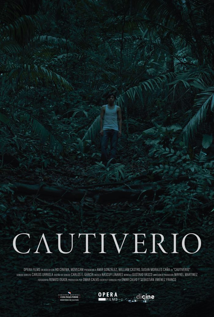 Cautiverio — póster oficial del largometraje panameño